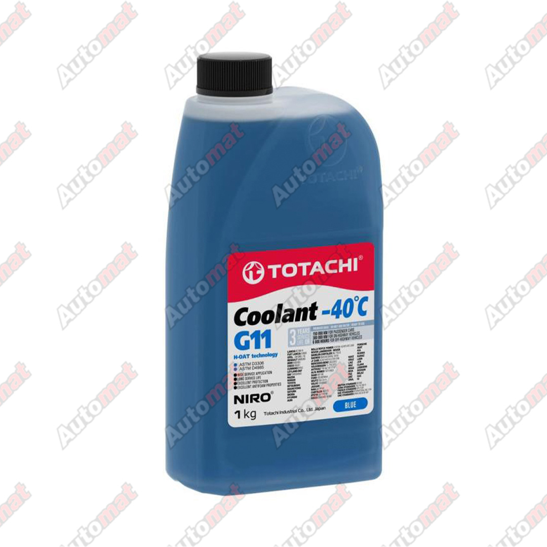 Антифриз TOTACHI NIRO Coolant Blue -40C G11, 1кг